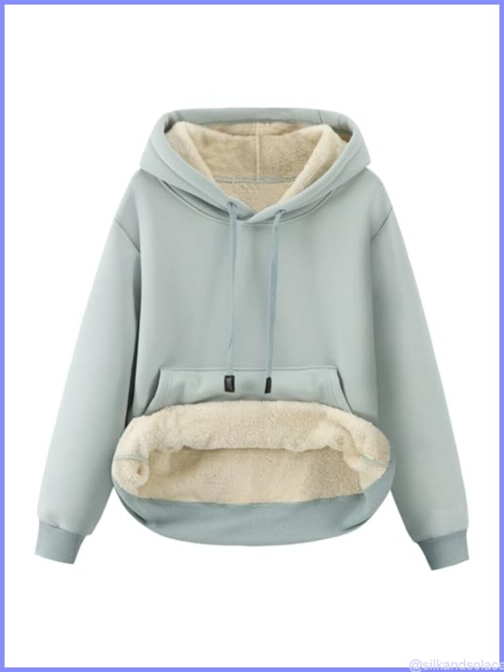Sherpa Fleece Lined Hoodie Pullover Warm Winter Sweatshirt